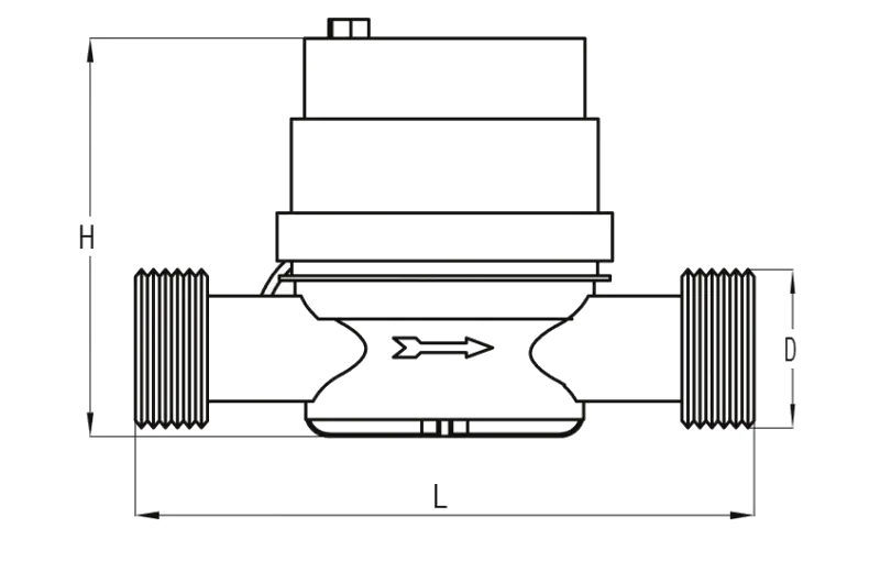 elektronik su sayacı