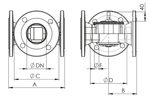 üç yollu vana boyut