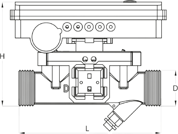 Ultrasonik Kalorimetre Boyutlar